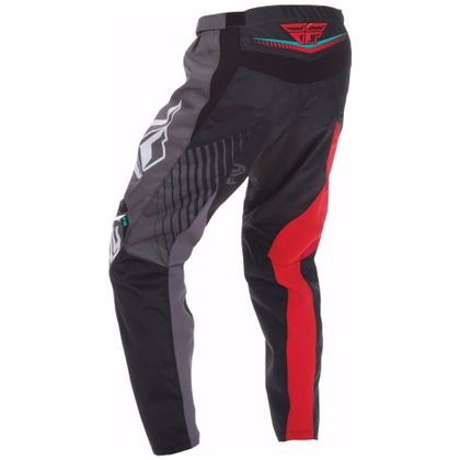 Pantalón de motocross Fly F16 - NEGRO GRIS ROJO -  2017