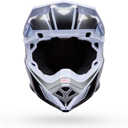 Bell MOTO-10 SPHERICAL GRID 2026 Cross helmet - White / Black