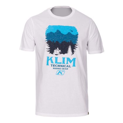 T-Shirt manches courtes KLIM BADLANDS - Blanc