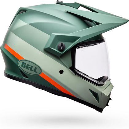 Casque intégral Bell MX-9 ADVENTURE MIPS - TRAIL - Vert / Orange