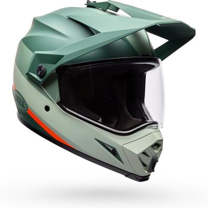 Casque intégral Bell MX-9 ADVENTURE MIPS - TRAIL - Vert / Orange Ref : EL0858 