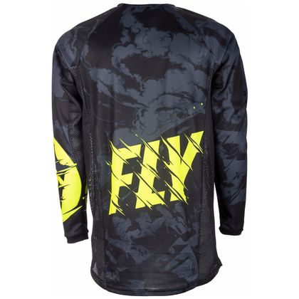 Maillot cross Fly KINETIC OUTLAW - NOIR JAUNE FLUO -  2018