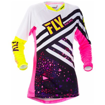 Camiseta de motocross Fly KINETIC WOMEN - ROSA AMARILLO FLÚOR - 2018 2018 Ref : FL0323 