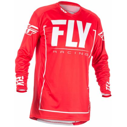 Camiseta de motocross Fly LITE HYDROGEN - ROJO BLANCO - 2018 2018 Ref : FL0302 
