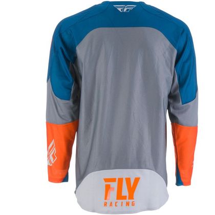 Camiseta de motocross Fly EVOLUTION DST - NAVY GREY ORANGE 2019