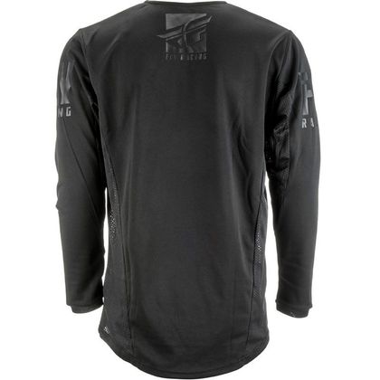 Camiseta de motocross Fly KINETIC SHIELD - BLACK 2019
