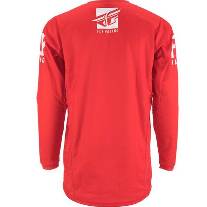 Camiseta de motocross Fly KID KINETIC SHIELD - RED WHITE