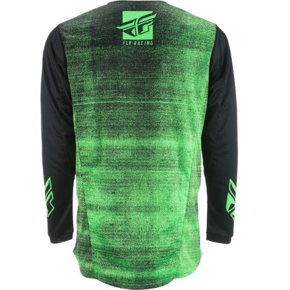 Camiseta de motocross Fly KID KINETIC NOIZ - NEON GREEN BLACK