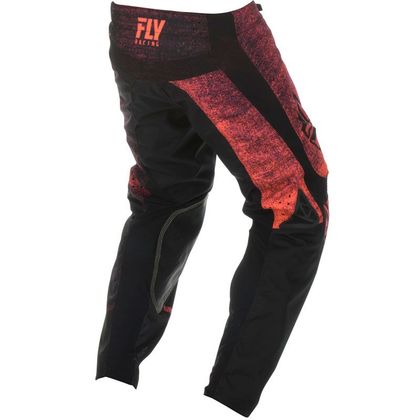 Pantalón de motocross Fly KID KINETIC NOIZ - NEON RED BLACK
