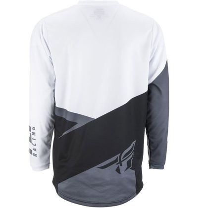 Maillot cross Fly F-16 - BLACK WHITE GREY 2019