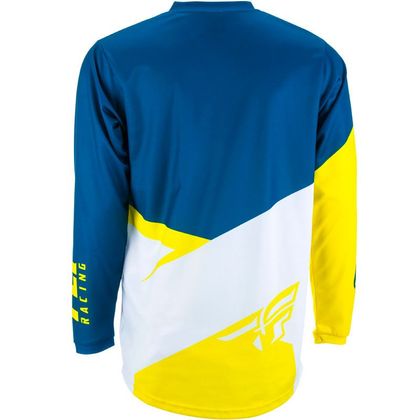 Maillot cross Fly F-16 - YELLOW WHITE NAVY 2019