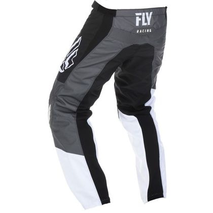 Pantaloni da cross Fly F-16 - BLACK WHITE GREY 2019