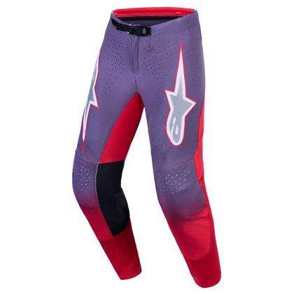 Pantalon cross Alpinestars SUPERTECH - HITEN AFD 2027 - Gris / Rouge Ref : AP4465 