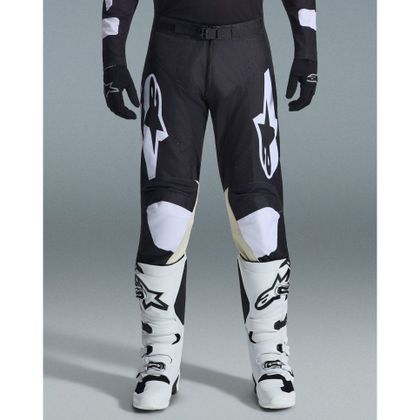 Alpinestars RACER AIR - RIWAY 2025 Cross-country pants - Black / White