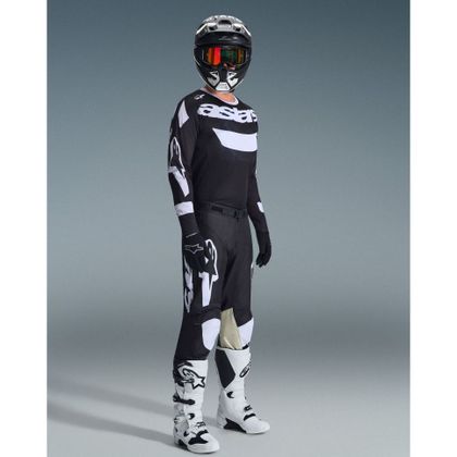 Alpinestars RACER AIR - RIWAY 2025 Cross-country pants - Black / White