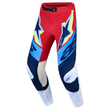Spodnie cross Alpinestars SUPERTECH - DYNA 2027 - Czerwony / Biały Nr ref.: AP4477 