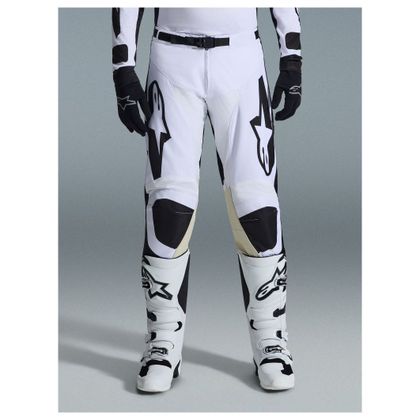 Pantalon cross Alpinestars RACER - RIWAY 2025 - Blanc / Noir
