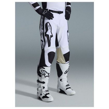 Pantalon cross Alpinestars RACER - RIWAY 2025 - Blanc / Noir