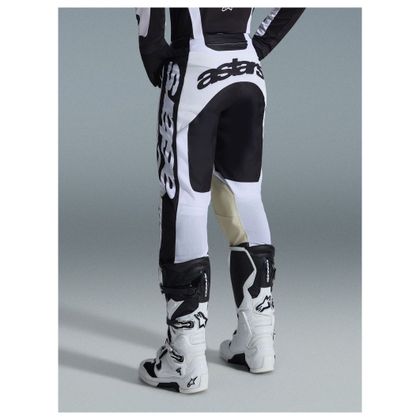 Pantalon cross Alpinestars RACER - RIWAY 2025 - Blanc / Noir