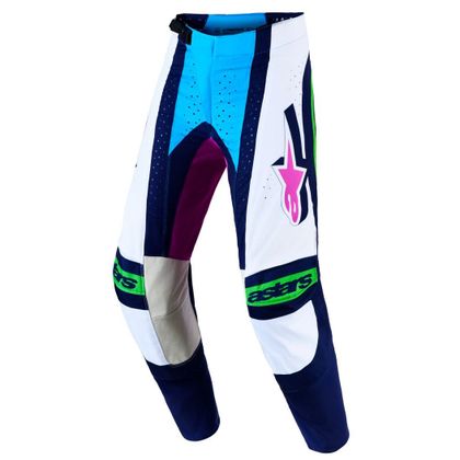 Pantalon cross Alpinestars TECHSTAR - MAVEN 2027 - Blanc / Vert Ref : AP4486 