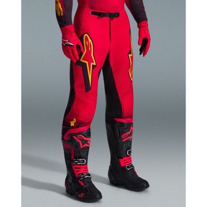 Alpinestars SUPERTECH - SCZ 2025 Cross-country pants - Red / Black