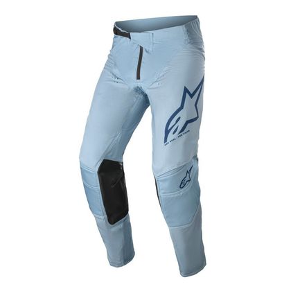 Pantalón de motocross Alpinestars TECHSTAR - FACTORY - POWDER BLUE DARK BLUE 2021