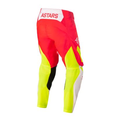 Pantalon cross Alpinestars TECHSTAR FACTORY - RED FLUO WHITE YELLOW FLUO 2022