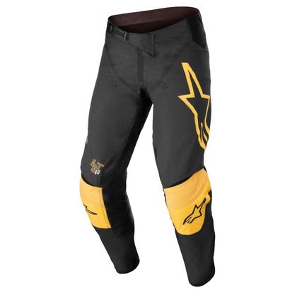 Pantalon cross Alpinestars TECHSTAR QUADRO - BLACK YELLOW TANGERINE 2022 Ref : AP12438 