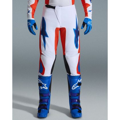 Pantalon cross Alpinestars FLUID - GRID 2025 - Orange / Bleu