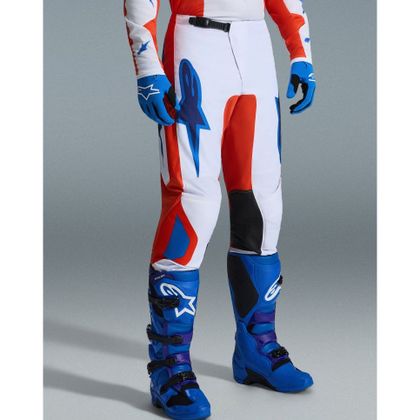 Pantalon cross Alpinestars FLUID - GRID 2025 - Orange / Bleu