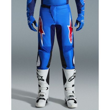 Alpinestars FLUID - GRID 2025 Cross-country pants - Blue / Red