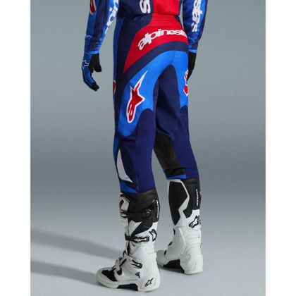 Alpinestars FLUID - GRID 2025 Cross-country pants - Blue / Red