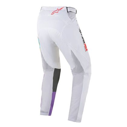 Pantalón de motocross Alpinestars RACER - FLAGSHIP - OFF WHITE MULTICOLOR 2021