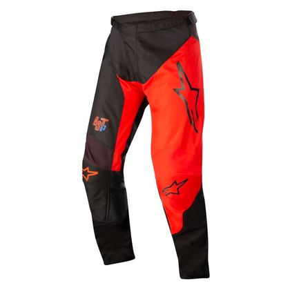 Pantalon cross Alpinestars RACER SUPERMATIC - BLACK BRIGHT RED 2022 Ref : AP12458 