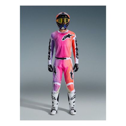 Pantalon cross Alpinestars RACER - AIR PORTL 2025 - Blanc