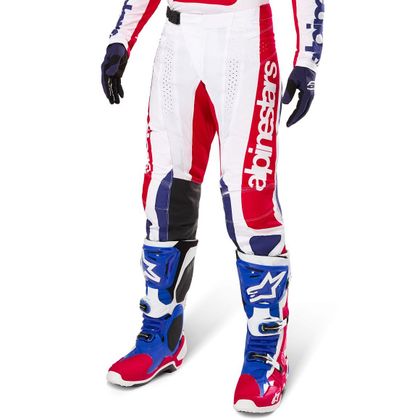 Alpinestars TECHSTAR - LIMITED EDITION - FORTITUDE 2025 Cross-country pants - Red / White