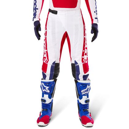 Alpinestars TECHSTAR - LIMITED EDITION - FORTITUDE 2025 Cross-country pants - Red / White