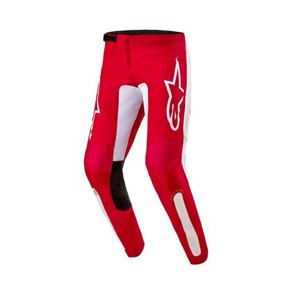 Pantalon cross Alpinestars FLUID - LURV 2023 - Rouge / Blanc Ref : AP3182 
