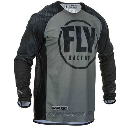Camiseta de motocross Fly EVOLUTION DST BLACK GREY 2020 Ref : FL0671 