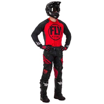 Maillot cross Fly EVOLUTION DST RED BLACK 2020