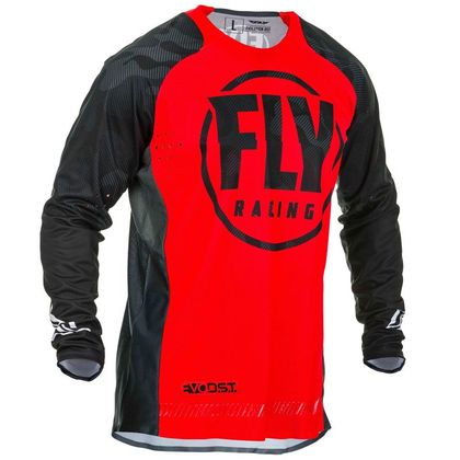 Camiseta de motocross Fly EVOLUTION DST RED BLACK 2020 Ref : FL0673 