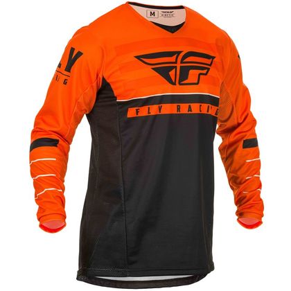 Camiseta de motocross Fly KINETIC K120 ORANGE BLACK WHITE NIÑO 2020 Ref : FL0689 