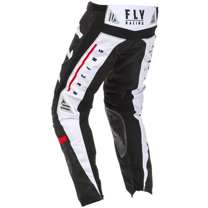 Pantalón de motocross Fly KINETIC K120 BLACK WHITE RED 2020