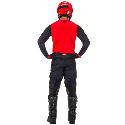Camiseta de motocross Fly KINETIC K220 RED BLACK WHITE 2020