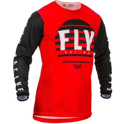 Camiseta de motocross Fly KINETIC K220 RED BLACK WHITE NIÑO 2020 Ref : FL0862 