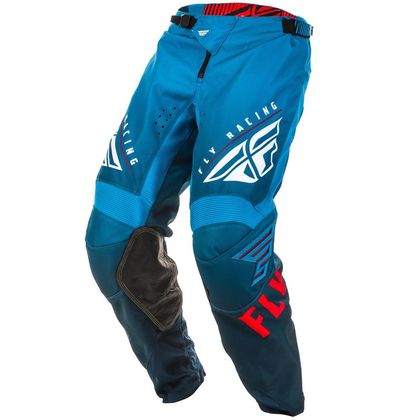 Pantalón de motocross Fly KINETIC K220 BLUE WHITE RED NIÑO Ref : FL0738 