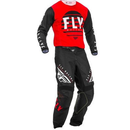 Pantalón de motocross Fly KINETIC K220 RED BLACK WHITE 2020