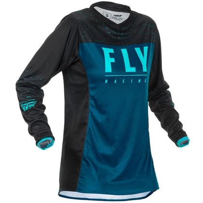Camiseta de motocross Fly LITE NAVY BLUE BLACK MUJER 2020 Ref : FL0710 