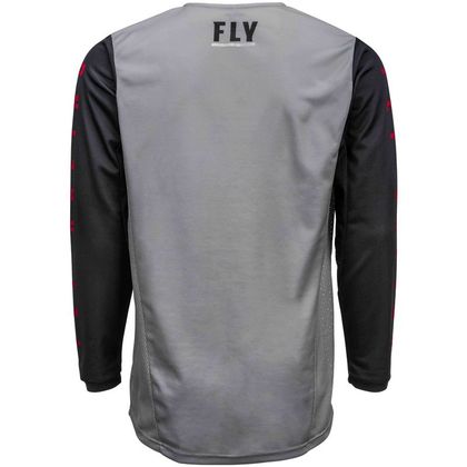 Camiseta de motocross Fly PATROL GREY BLACK RED 2021