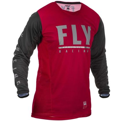 Camiseta de motocross Fly PATROL MAROON BLACK GREY 2021 Ref : FL0809 